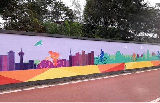 清涧墙体彩绘-围墙