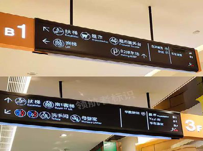 清涧如何通过商场标识牌引导客流分布？