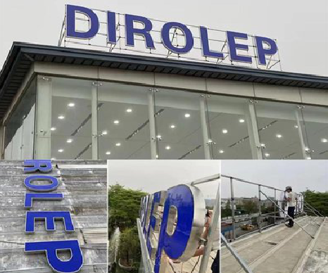 清涧楼顶发光字安装的注意事项。